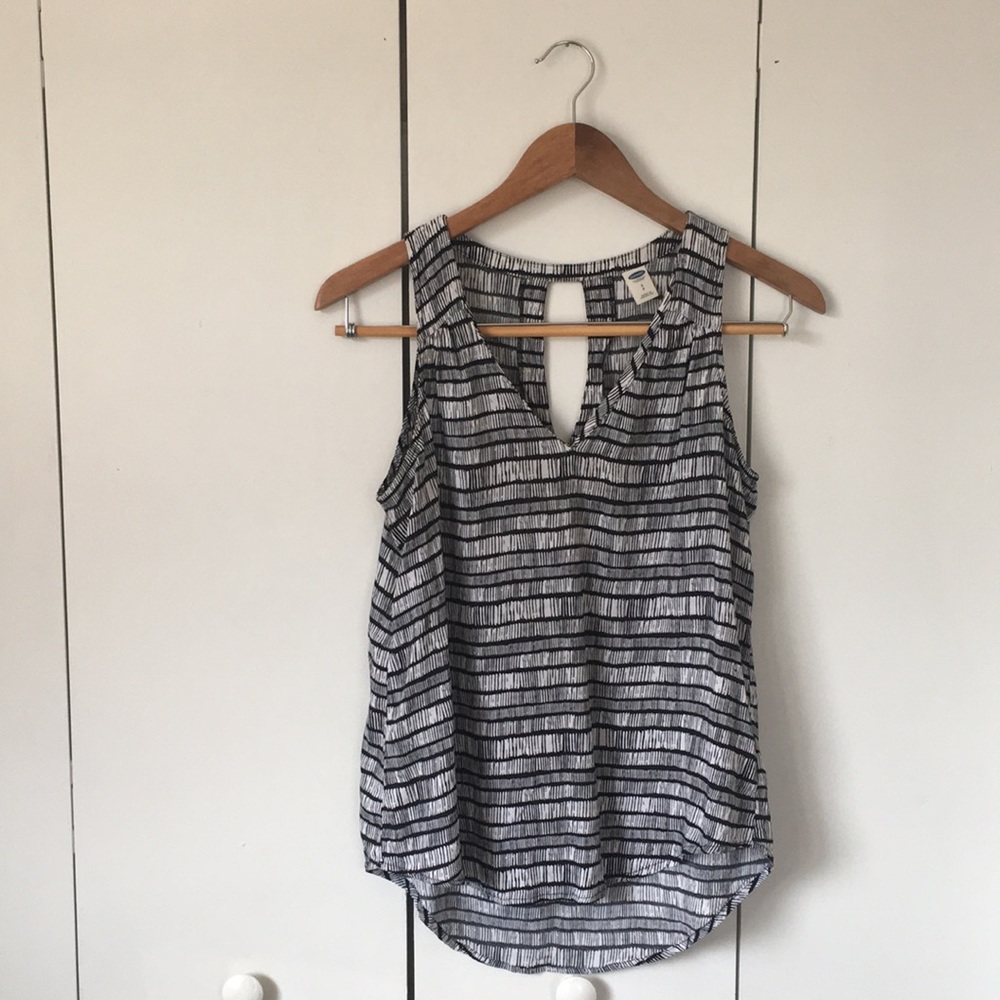 Black & White Patterned Tank
